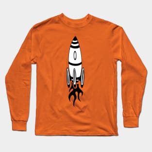 Retro Rocket Long Sleeve T-Shirt